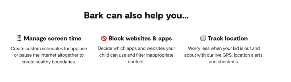 Bark Uygulamasının Temel Özellikleri