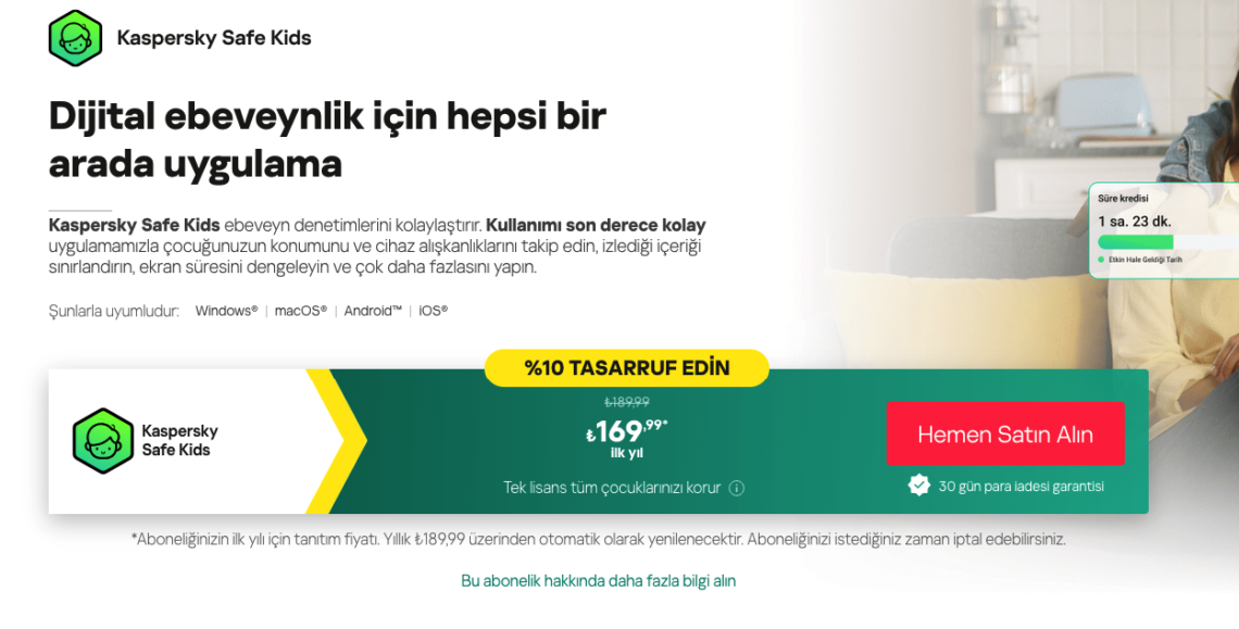 kaspersky safe kids